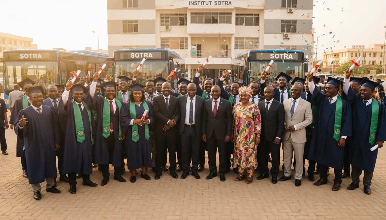Cérémonie de remise des diplômes à l'Institut SOTRA