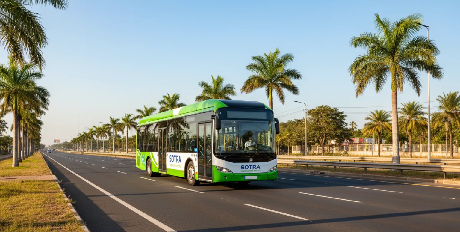 La SOTRA s'engage dans la transition écologique avec sa flotte électrique